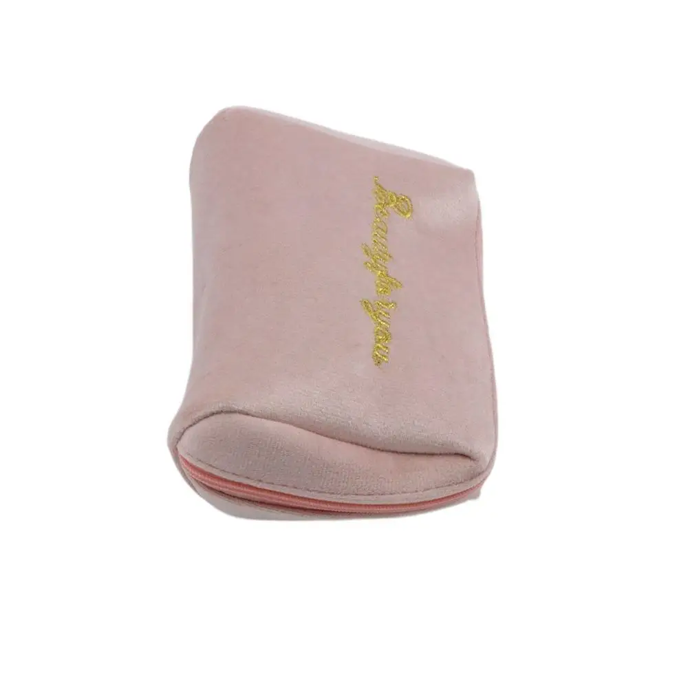 Multifunctional Mini Zipper Handbags Velvet Makeup Bags Cosmetic Bags Lipstick Pouch