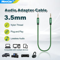 MeeGoo Aux Cable Jack 3.5mm Audio Cable for iPhone 3.5 mm Male Cable Aux for Computer Headphone Xiaomi Laptop Car 3.5 Jack Cable
