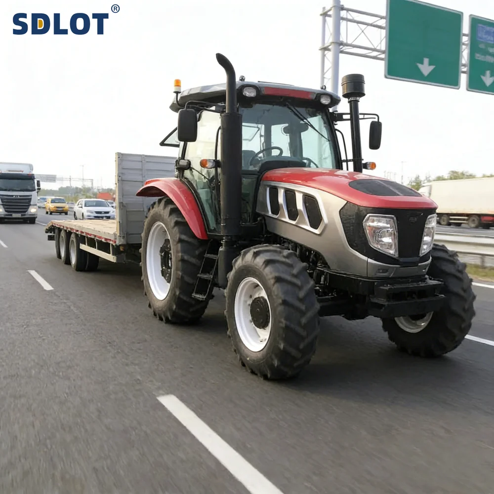 Customized 160HP Heavy Duty 4WD Wheeled All-terrain Farm Tractor Euro5 Diesel with Operator Cabin