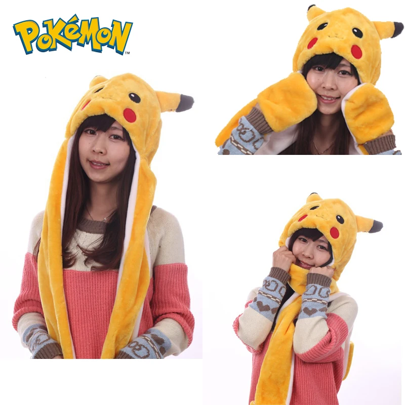 pikachu-chapeu-de-pelucia-anime-inverno-feminino-longo-cachecol-luvas-cosplay-trajes-dos-desenhos-animados-menina-a-prova-vento-chapeu-bordado-para-namorada