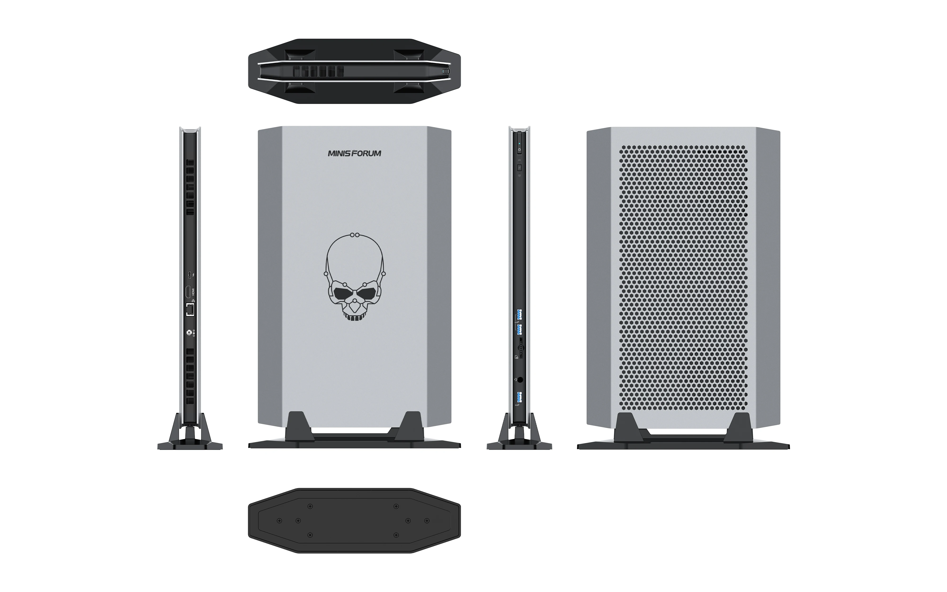 Мини-ПК Minisforum NUCXi7 Intel Core i7-11800H NVIDIA GeForce RTX 3070 DDR4 32 ГБ 512 ГБ SSD настольный компьютер Windows 11 игровой ПК