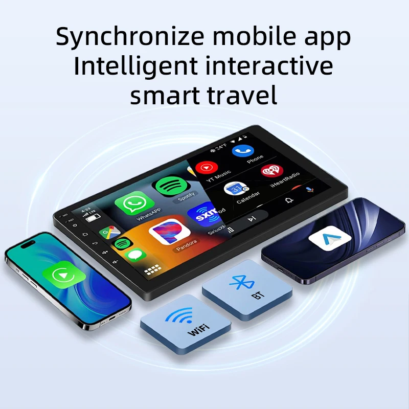 2in1 محول CarPlay اللاسلكي CarPlay دونغل أنظمة السيارة الذكية AI صندوق ذكي للسيارة السلكية CarPlay توصيل سريع #4