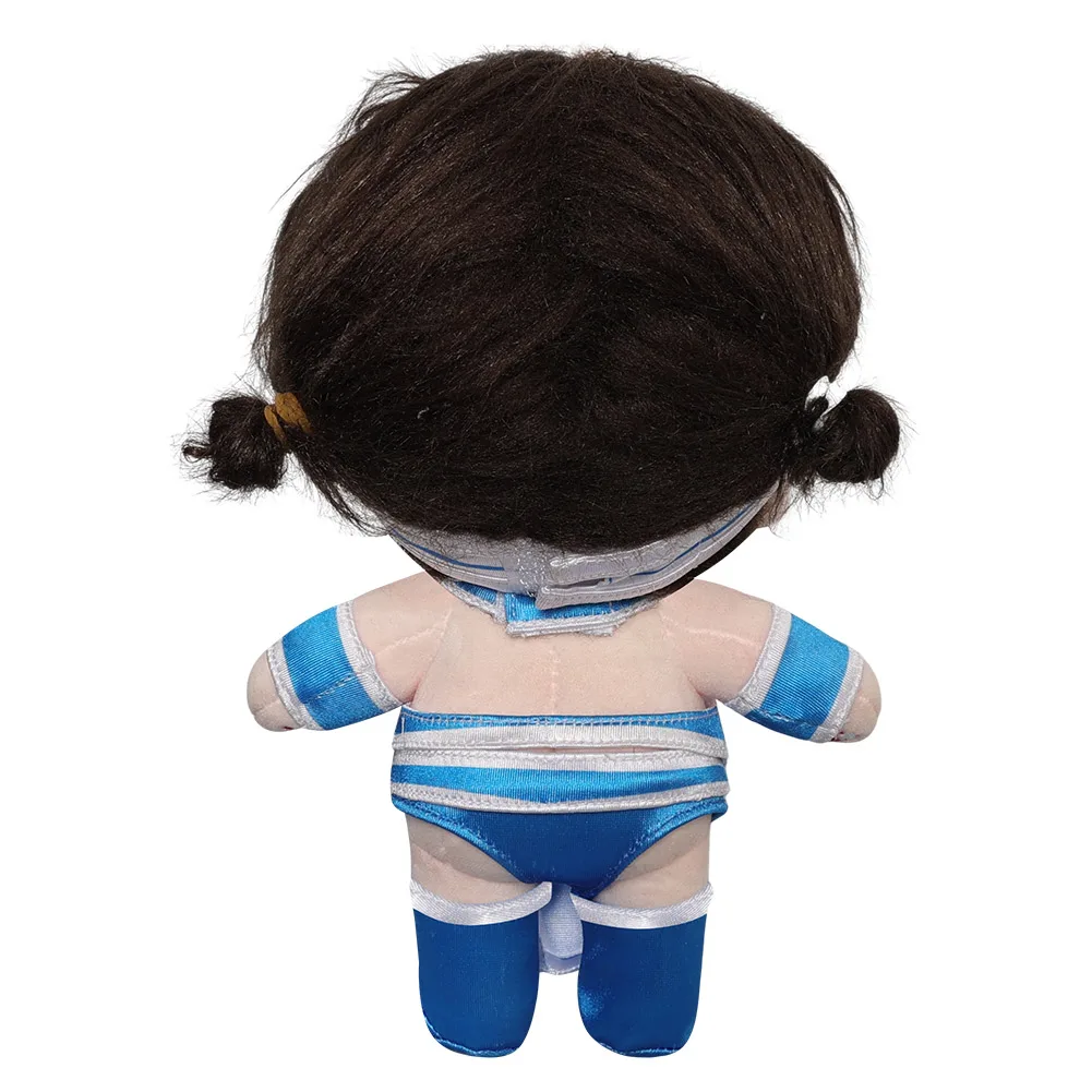 Game Street Cos Chun Li Cosplay Fantasy Plush Toys Cartoon Cute Soft Stuffed Dolls Mascot Birthday Chrismas Gift For Adults Kids