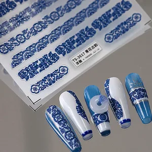 Selbstklebende des Nagels, Retro-Stil, Blume, Drache, Phönix, Blume, Kunst, Dekoration, Abziehbilder, Vorräte, DIY, DIY, 1 Teil, 5d 10 Hauptverkaufs Vinyl Phoenix - №6