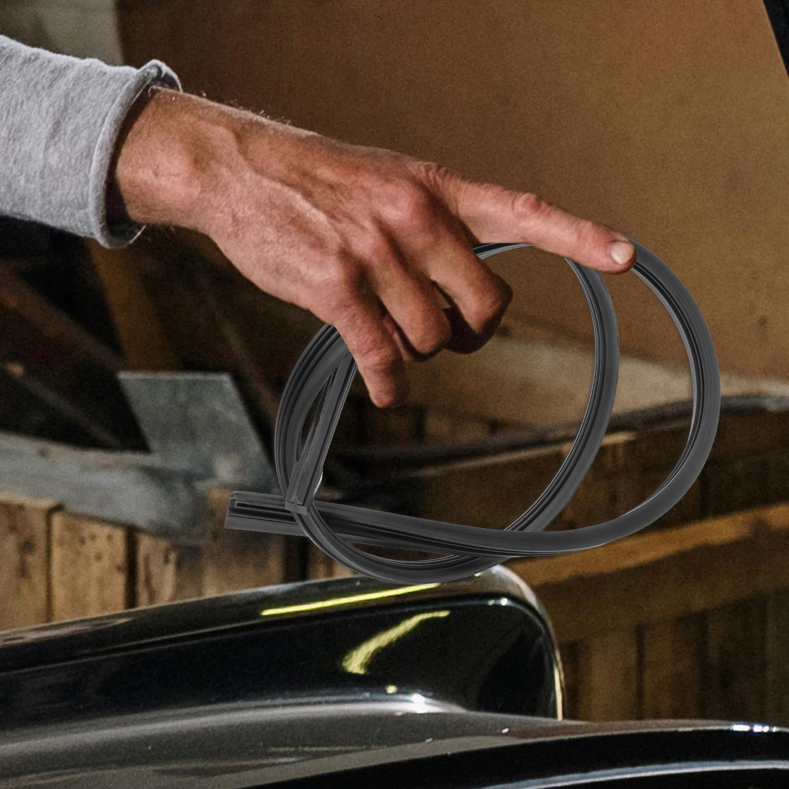 

Front Windshield Wipers Set Durable Frameless Car Windscreen Blades Easy Installation Quiet Universal Fit Vehicle