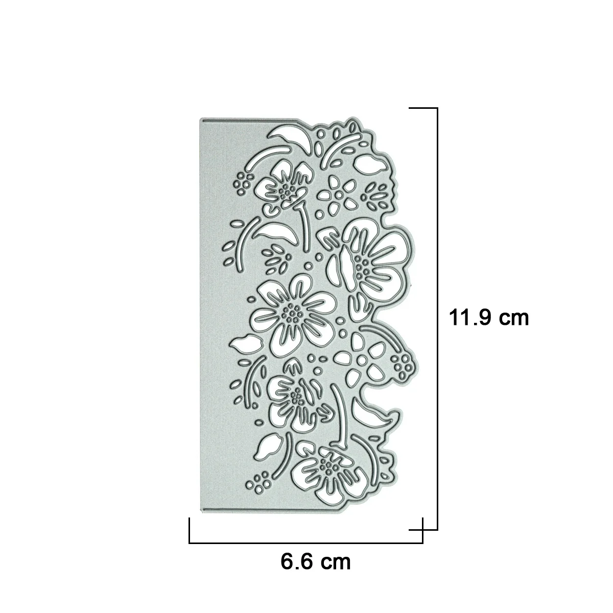 Flower Metal Cutting Die Cut Stencil Scrapbooking Diy Paper Card Cover Edge Envelope Border Decorating Template Mold Embossing