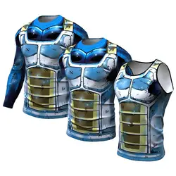 Hot Sale Fitness 3d Printed Compression Running Shirt Men Anime Bodybuilding Long Sleeve Workout Cosplay T shirt Tops Tees