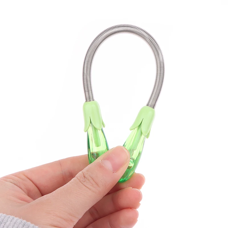1Pcs Facial Hair Remover Spring for Women Face Chin Cheek Mustache Upper Lip Hair Remover Spring Epilator Threading Tool