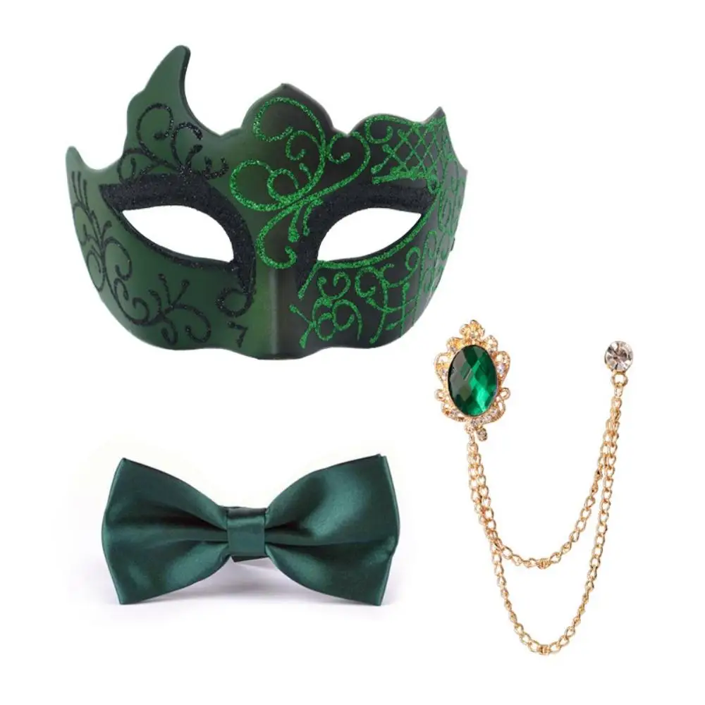 Máscara Veneciana De PVC Con Encaje – Pack Para Pareja En Dorado, Ideal Para Carnaval Y Fiestas De Disfraces