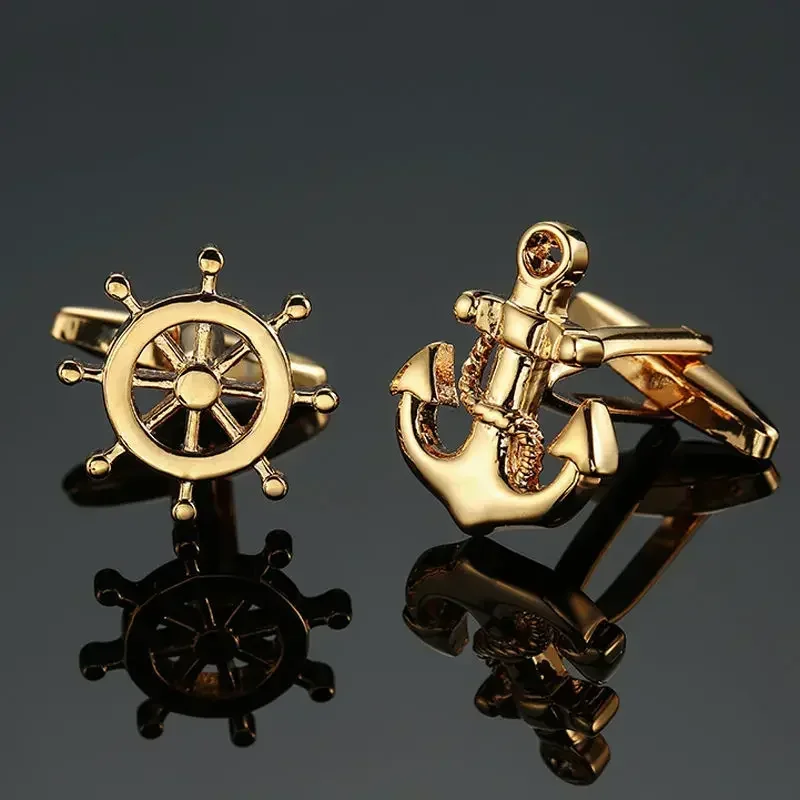 Fashionable Men Cufflinks Cuff-link Tailcoat Shirt French Cuffs Button Business Wedding Party Father\'s Day Gifts