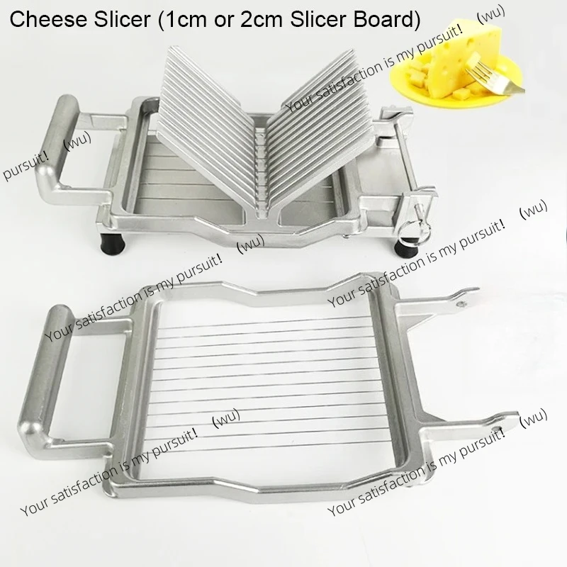 

1Cm and 2cm cheese slicing boards, sausage and butter cream cutters, kitchen hand tools