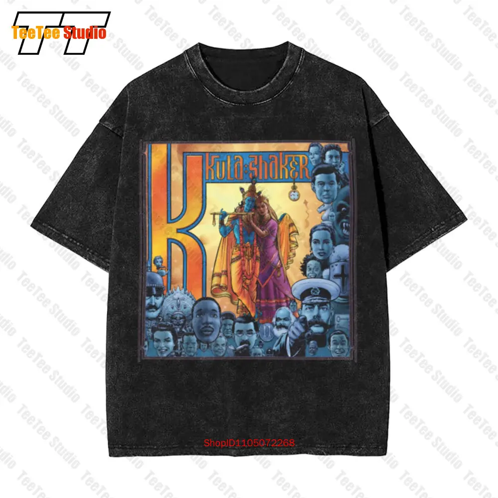 Camiseta vintage de gran tamaño Kula Shaker Band MGGH