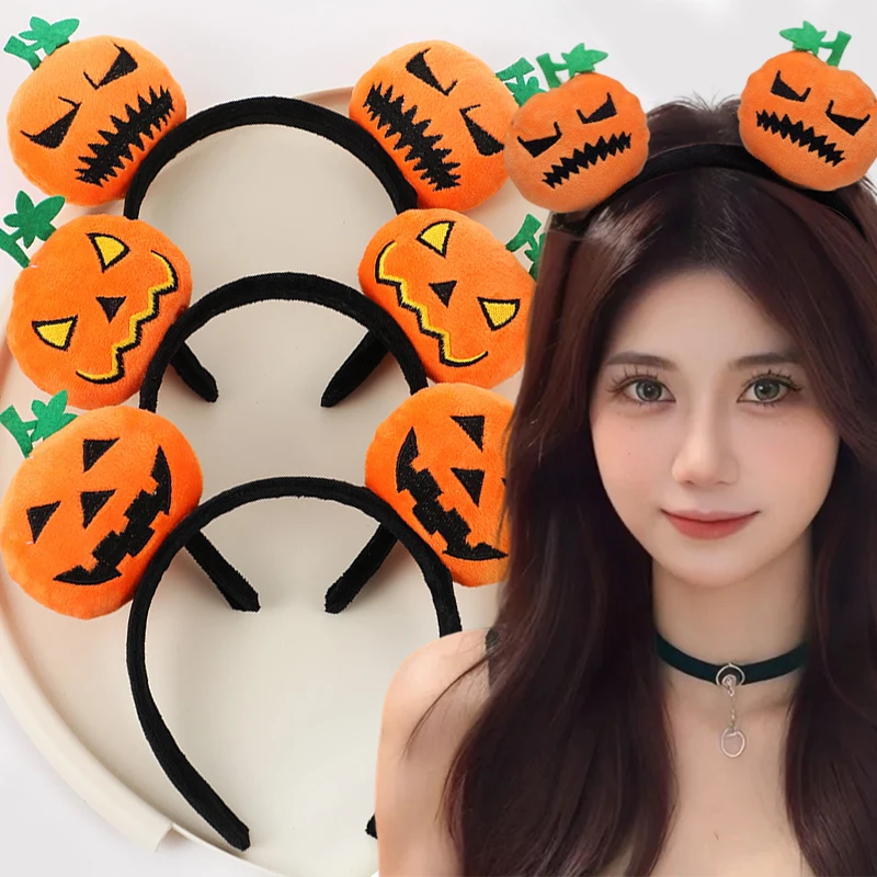 Creativw Holiday Dress Up Performance Headdress Decoration Devil Ghost Pumpkin Headband Funny Halloween Headband Doll Hairands