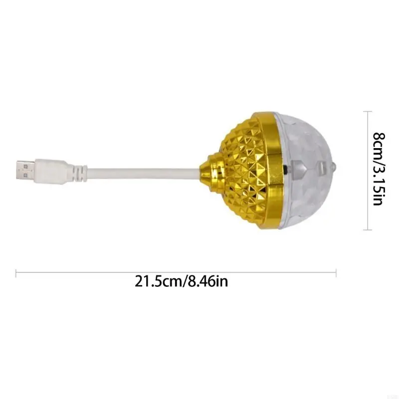 E5BE Small Crystal Ball LED LIGH