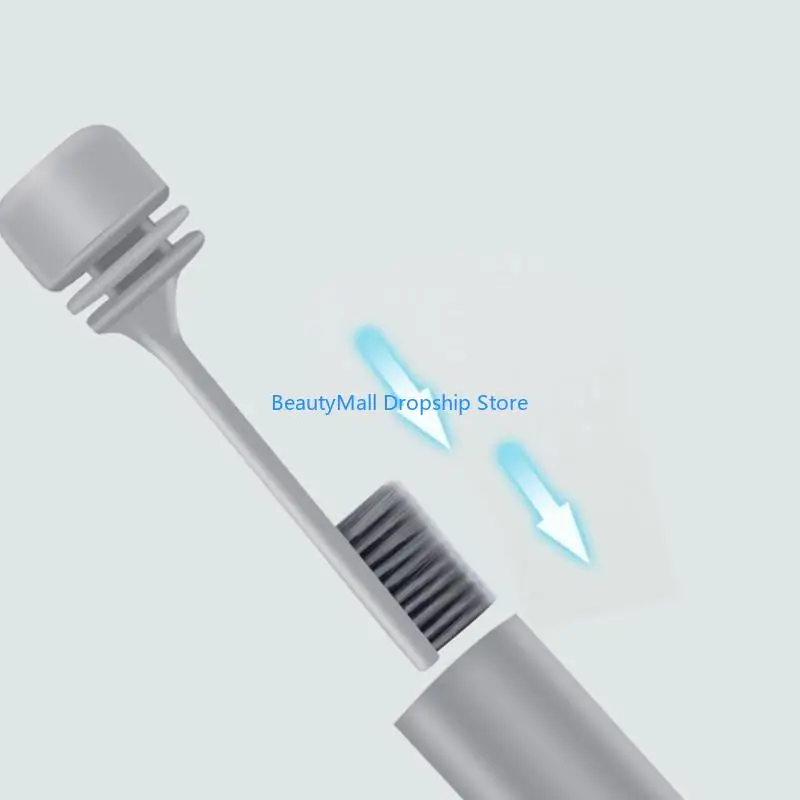 

40JD Travel Зубные щетки складной зубной щетки для взрослых Портативная зубная щетка встроенная крышка для походов