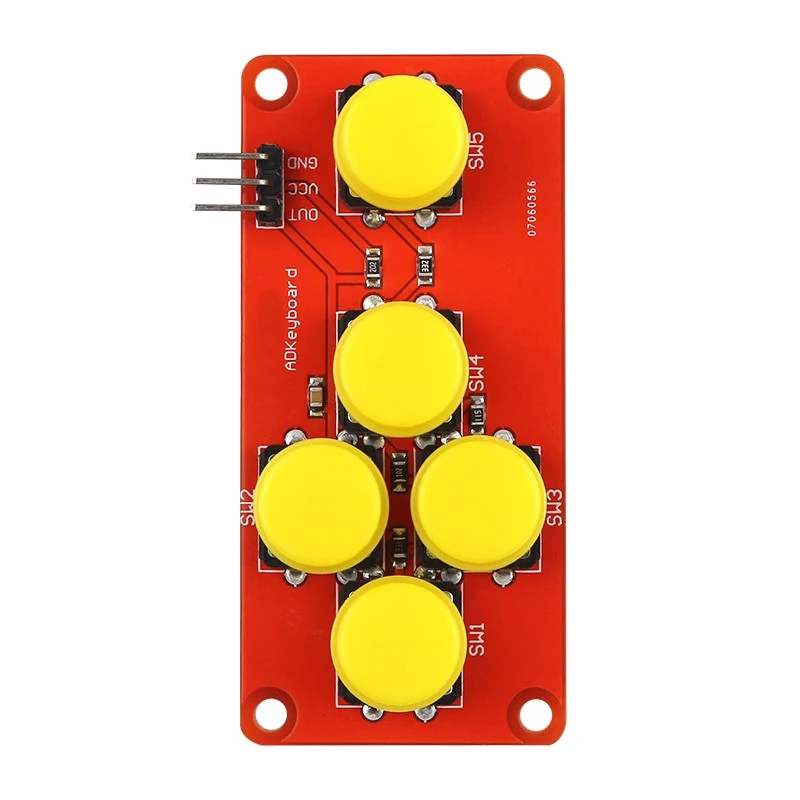 AD Keyboard Simulate Five Key Module Analog Button for arduino Sensor Expansion Board