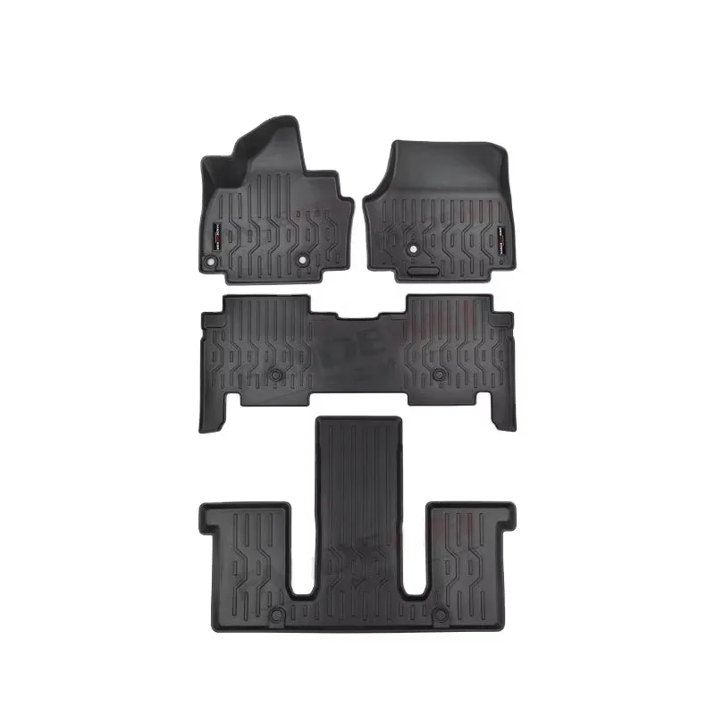 Car Floor Mat Anti slip Anti Scratch Fireproofing  for KIA EV9 Colombia 2024+