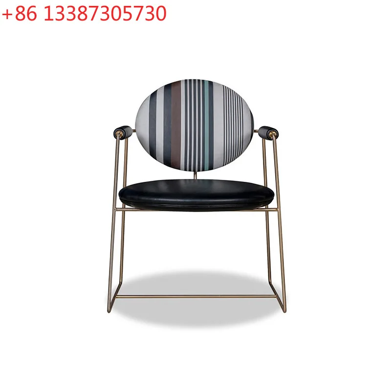 

Italian light luxury dining chair, Italian chair, stainless steel chair