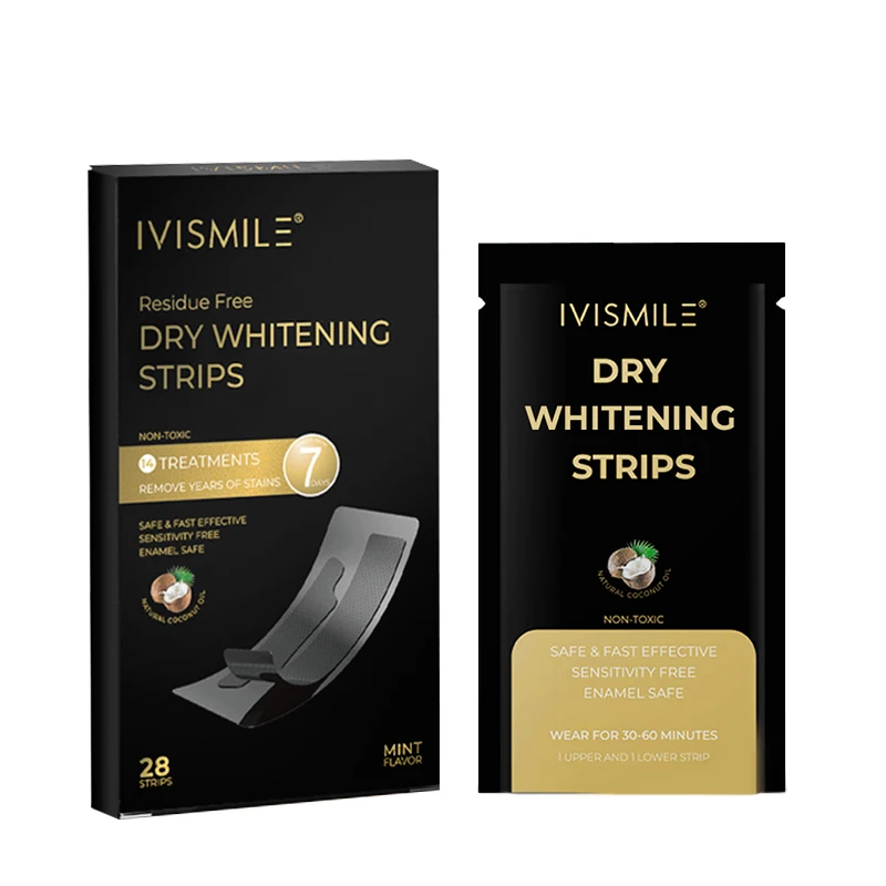 

10/50/100 Boxes Charcoal Activated Premium Oral Care Cheap Private Label Teeth Whitening Strips Wholesale