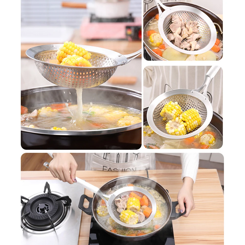 

Stainless Steel Colander Kitchen Mesh Strainer Flour Powder Sifter Powdered Sugar Almond Cocoa Strainer Baking Accessories