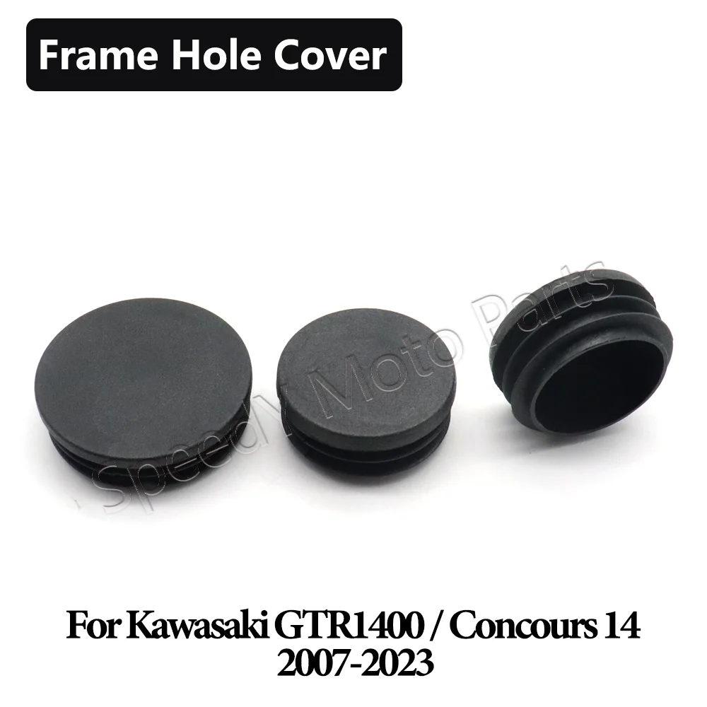 Couvre-trou de moto compatible avec Kawasaki GTR1400 Concours 14 2007-2023, bouchons décoratifs pour cadre, couvre-trou décoratif pour cadre