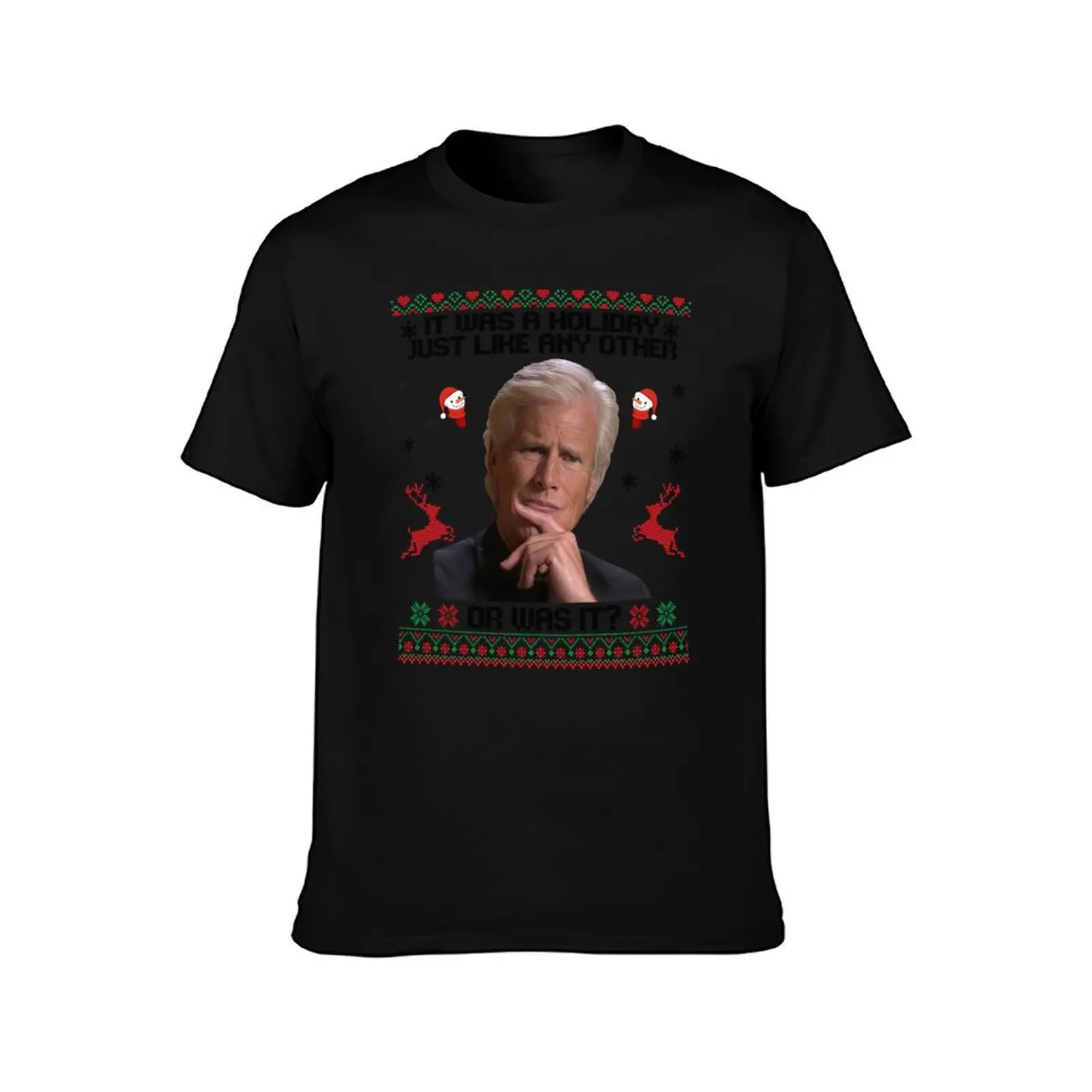 Morrison Christmas Ugly It Was A Holiday T-Shirt Plus Size Summer Short Sleeve T-Shirt