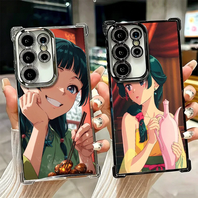 A-Apothecary D-Diaries Anime Plating Phone Case For Samsung Galaxy S25 S26 Edge S24 S23 Ultra S22 S21 Plus S20 FE Anti-Fall Prot