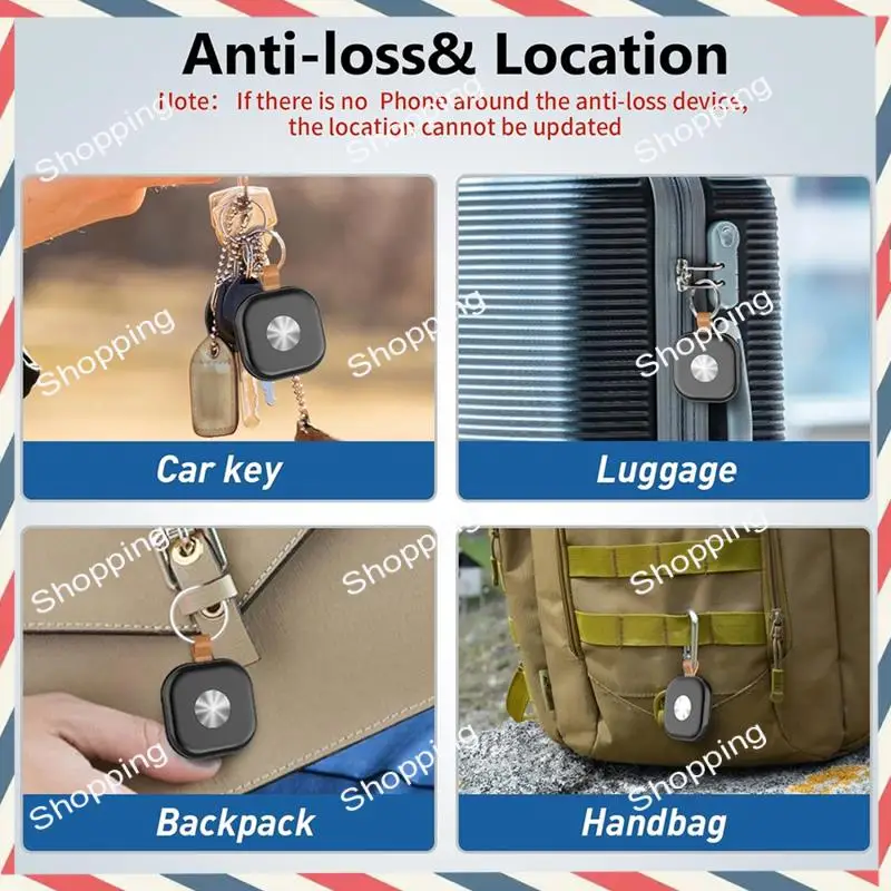 M20K Key Finder Tracker For  Find My Airtag With Keychain, Smart Item Locator For Wallet Car Key Luggage Tracking