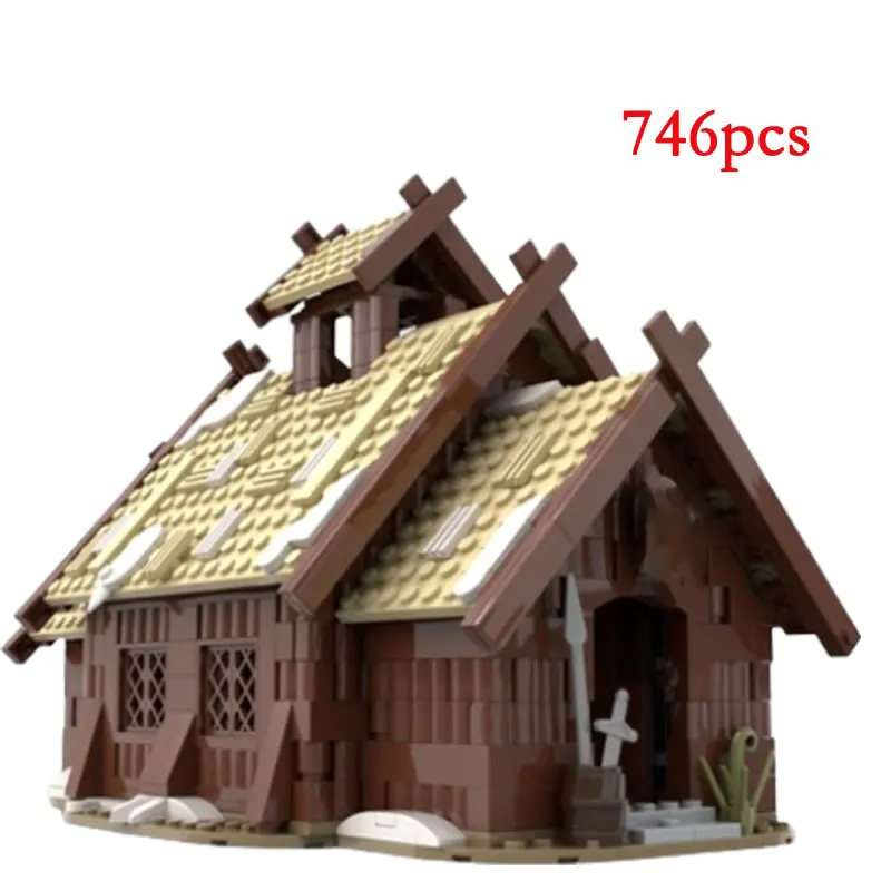 Spot MOC-96080 Small Particle Assembly 0 Aiyang Story Storage Mide House Construction Toy Creative Puzzle Model DIY Construction