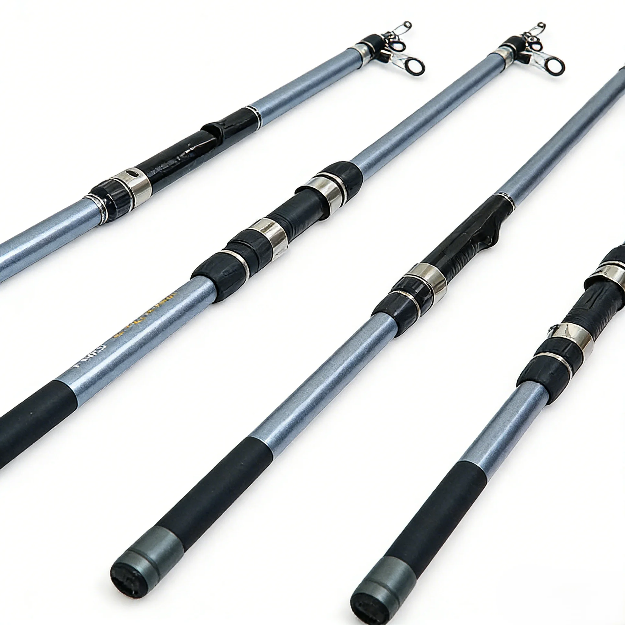 2026  Ultra Heavy Carbon Fiber Telescopic Fishing Rod Extra Fast Action Ceramic Guides EVA Handle 4-Piece Saltwater Perch