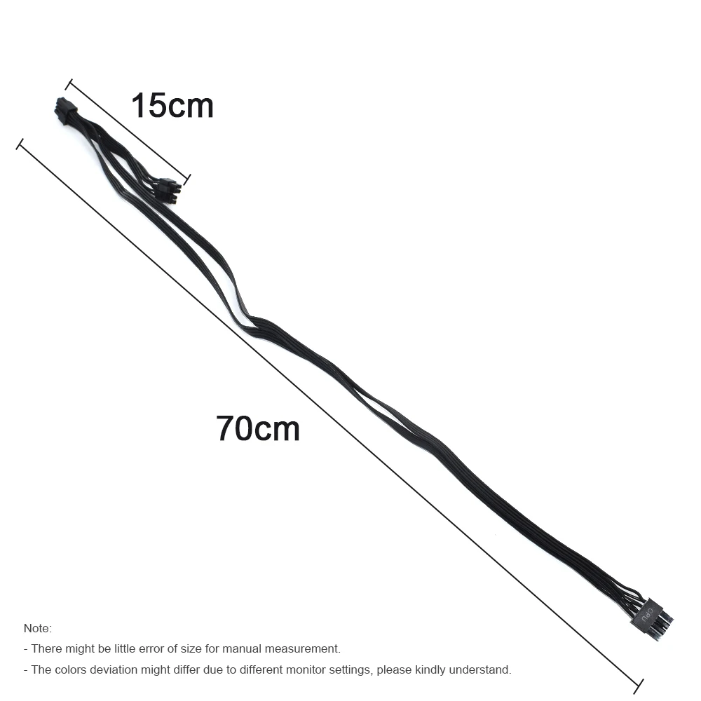 JULONGFENGBAO 1PCS 8Pin 1 to 2 For 750W 850W 1000W 1600W Power Module PCI Express CPU 8Pin to Dual 8 (4+4)Pin Cable