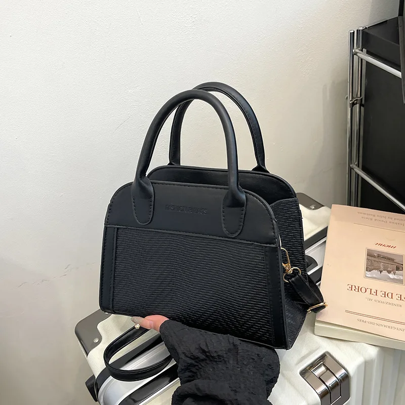 

Роскошный дизайн, сумка с ручкой сверху, лоскутная большая сумка для женщин, стильная сумка на плечо в стиле ретро, минималистичный винтажный кошелек, модная одежда