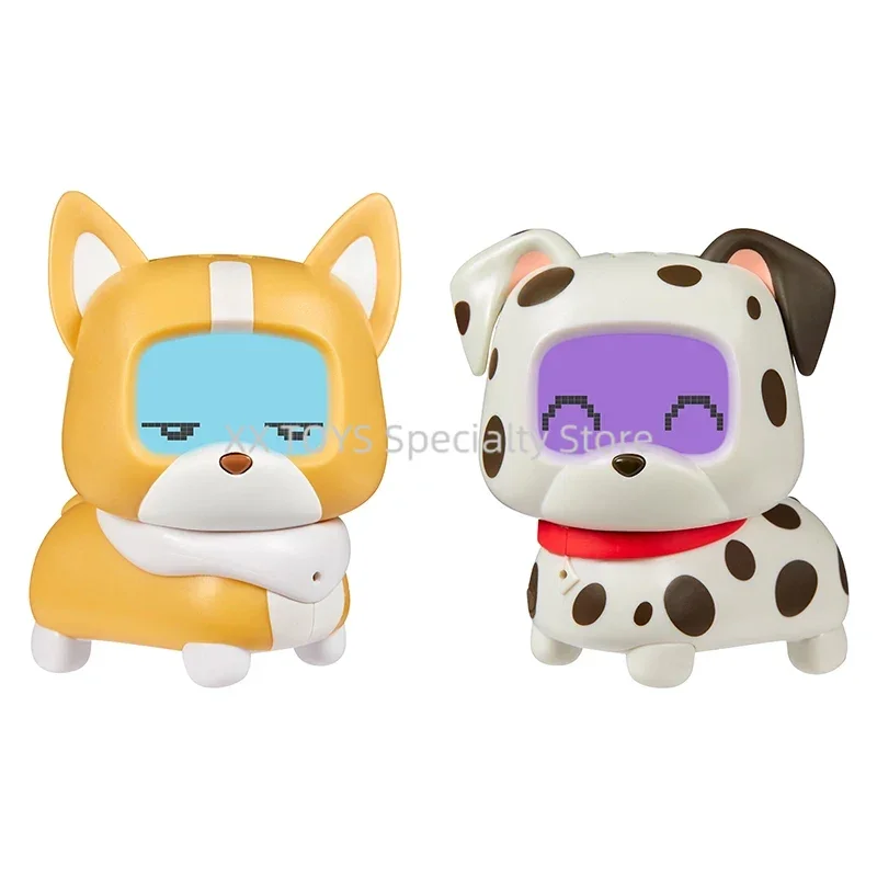 Pixel Petz Electronic Pet Toys Device Kawaii Interactive Digital Dalmatian Corgi Pet Dog Interactive Game Toys Holiday Gifts