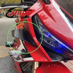혼다의 새로운 CBR650R cbr650r 2018-2022 2023 오토바이 액세서리 프론트 라이트 카울 사이드 윙렛 윈드 핀 스포일러 트림 커버