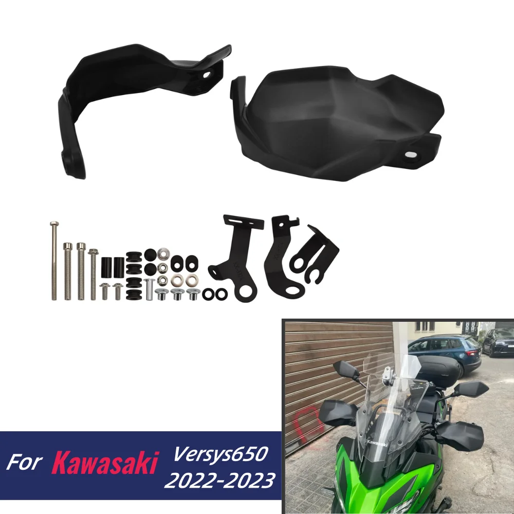 Motorcycle Windproof Handguards Protector Handlebar Handguard Shield For Kawasaki Versys 650 2022 2023 Versys650 Accessories