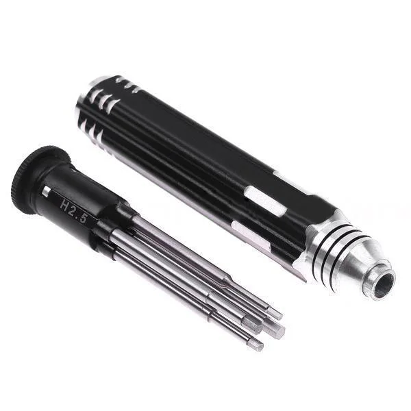 4 in 1 Hexagon Head Hex Screw Driver Tools Set 1.5-3mm fr RC Helicopter Car