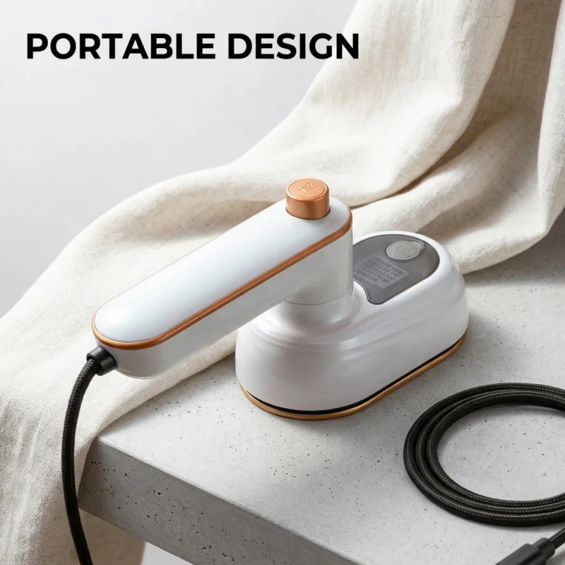Foldable Handheld Steam Iron 180° Rotatable Portable Travel Garment Steamer Quick Clothes Wrinkle Remover Home Use image 4