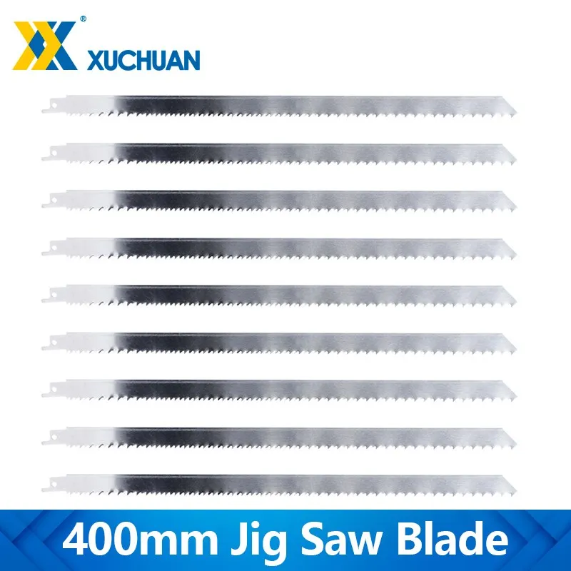 Jig Saw Blade 400mm Length Stainless Steel Jigsaw Blade for Cutting Frozen Meat/Bone/Wood Reciprocating Saw Blade