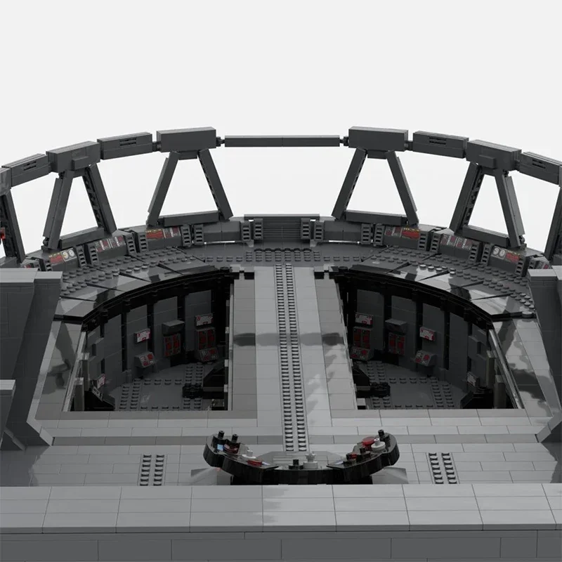 جسر قيادة التكنولوجيا المجنونة وحدات كتل ستار فيلم نموذج Moc قوالب بناء هدية عيد الميلاد اللعب لتقوم بها بنفسك مجموعات الجمعية