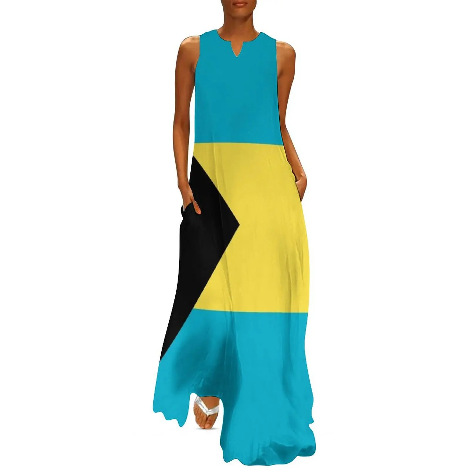 

Flag: The Bahamas Long Dress Woman fashion ladies dresses for women 2025 sexy dress for women Dress