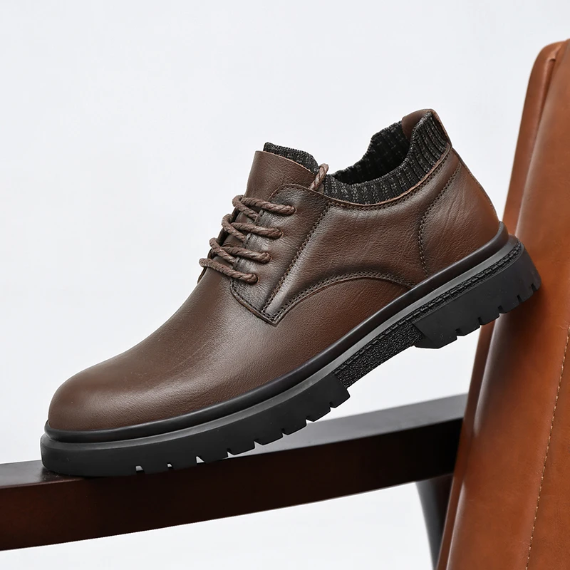 

Мужская элитная деловая повседневная универсальная официальная мужская обувь