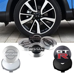 56mm 60mm Car Wheel Center Hub Caps Sticker Logo Cover For Nissan Teana Nismo Sylphy Qashqai GTR Juke X-trail Tiida Ariya Livina