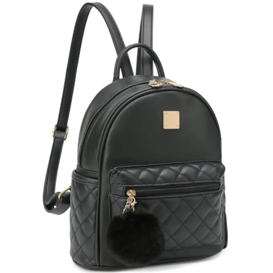 

Girls Fashion Mini Backpack Purse Small Cute Plaid Leather Women Backpacks Little Bag