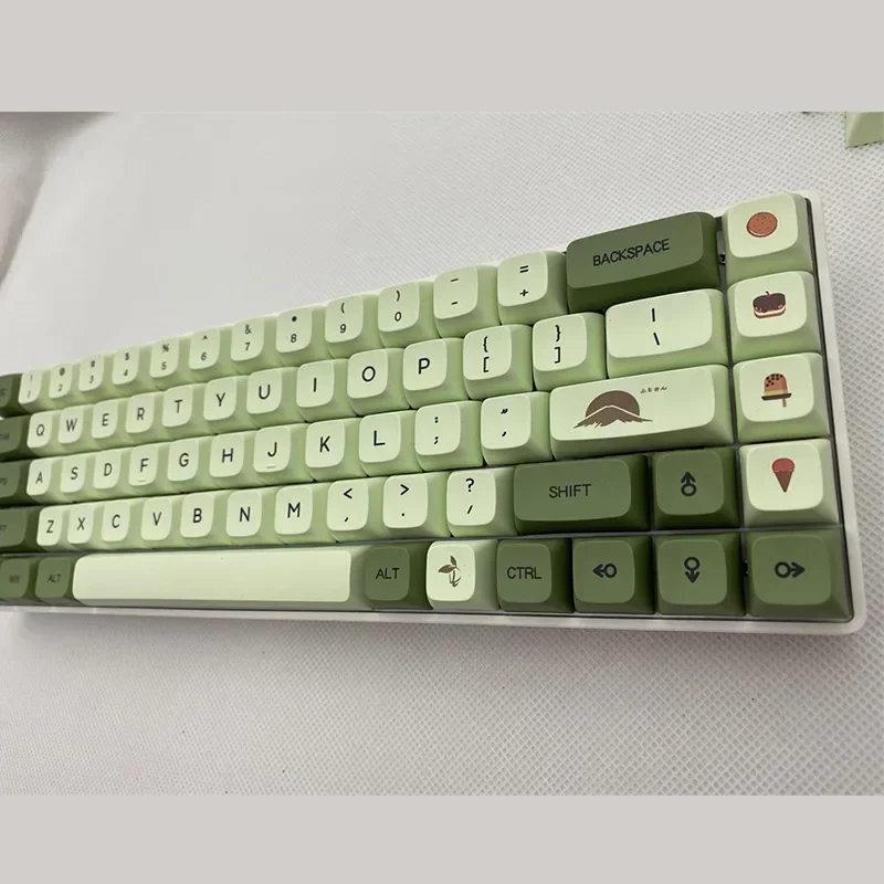 Multi Bahasa Phonetic Keycaps 123 kunci Pbt XDA lucu Keyboard Cap sublimasi mekanik Keycap Esports topi Keyboard untuk hadiah