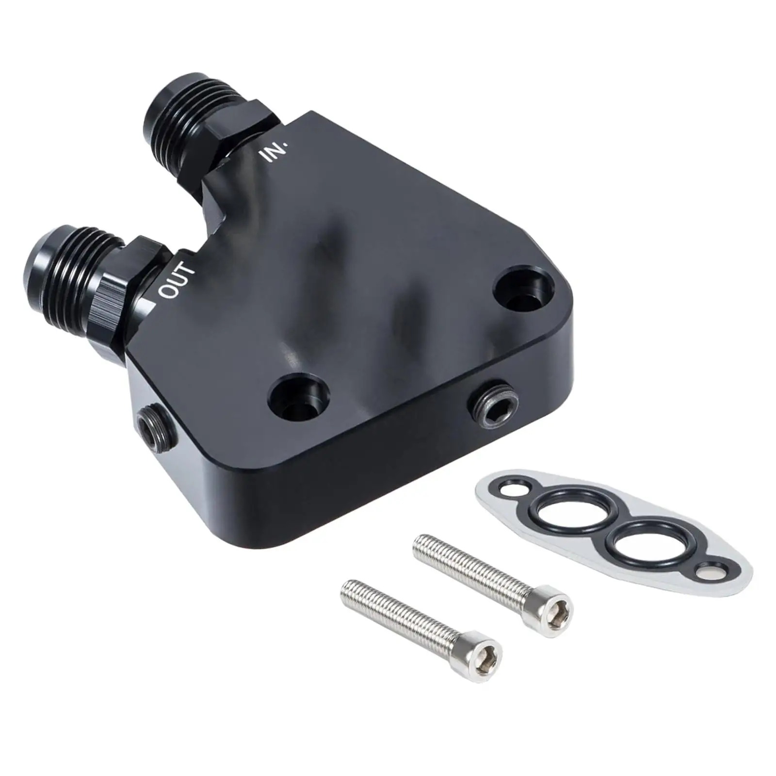 Engine Oil Cooler Adapter Kit Replacement for Gen IV Engines LS7 LS9