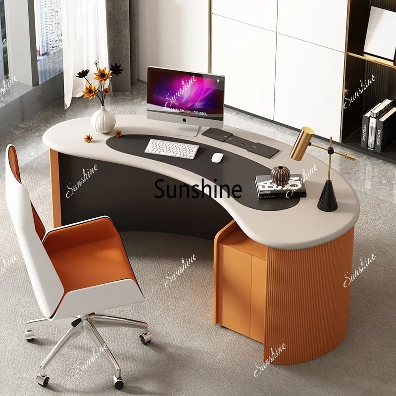 Crafts Aesthetic Office Desk Display Minimalist Cute Small Office Desk Study Modern Escritorio Oficina Commercial Furniture