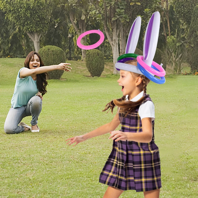 Jogo de festa de páscoa infláv - Kids Outdoor Easter Toys avaliação e preço