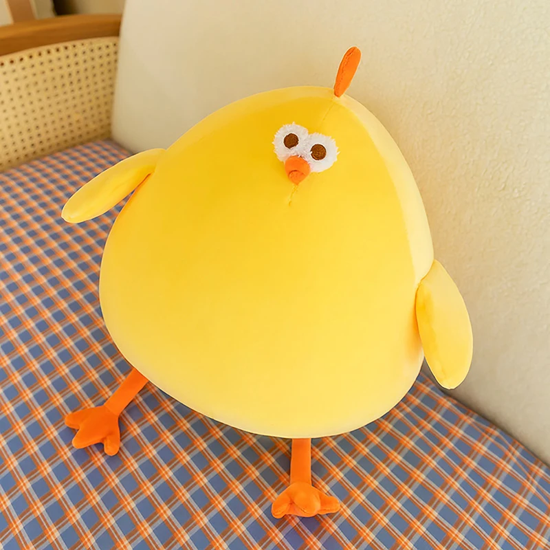 25/45CM  Yellow Chick Doll Soft Stuffed Animal Chicken Plush Toys Pillow Comfort Cushion Gift For Children Home Decor