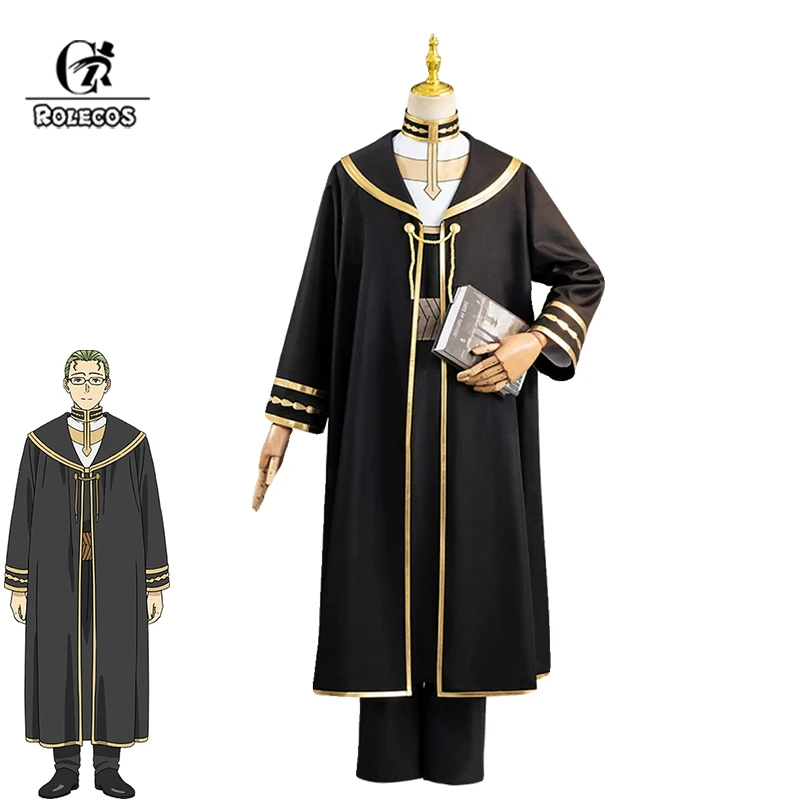 

ROLECOS Anime Sousou no Frieren Heiter Cosplay Costume Frieren Beyond Journey's End Men Priest Uniform Halloween Suit Full Set