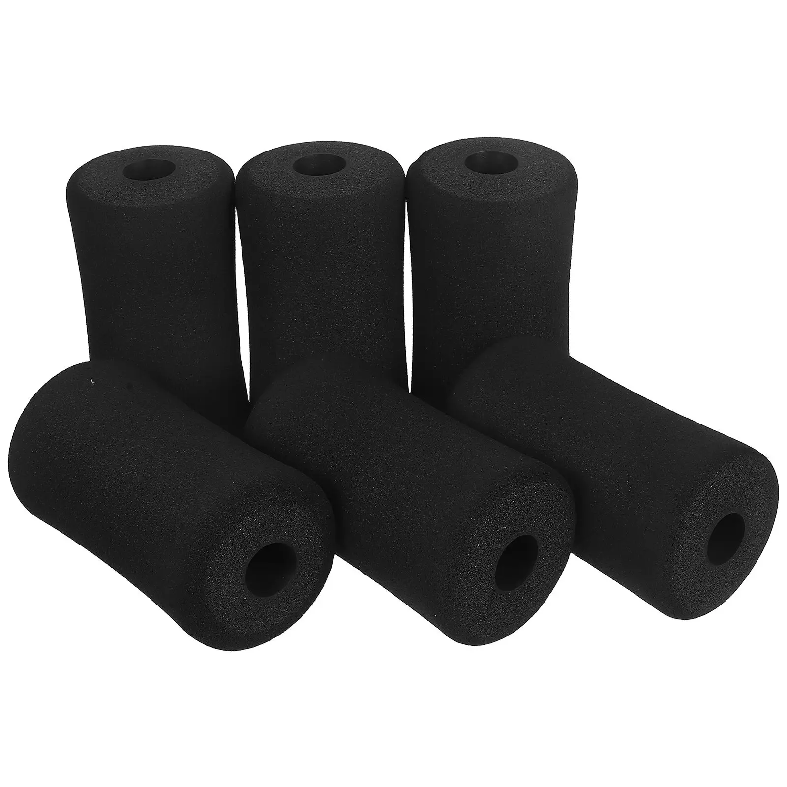 Coussinet en mousse éponge pour planche assise, diamètre intérieur 22mm, longueur 135mm, diamètre extérieur 75mm, couverture de remplacement pour gymnastique, 6 pièces